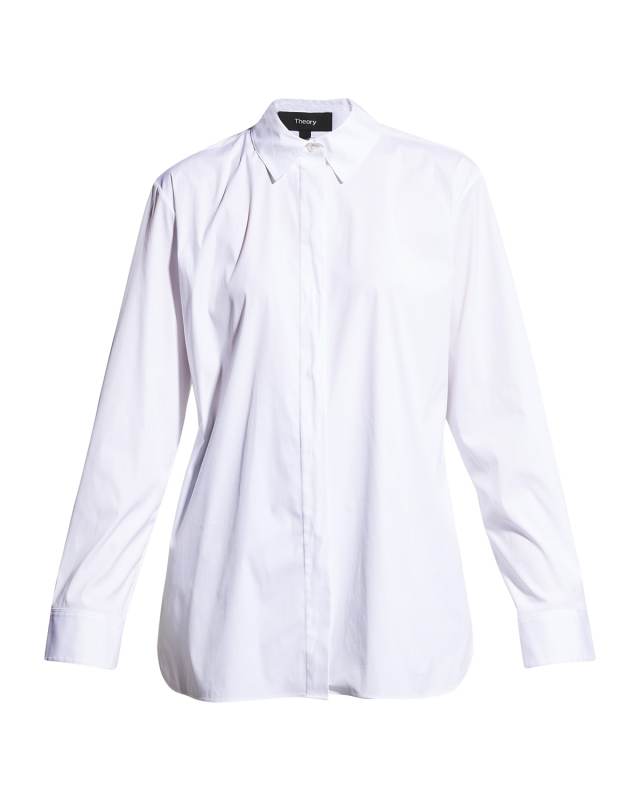 Classic Button-Front Shirt